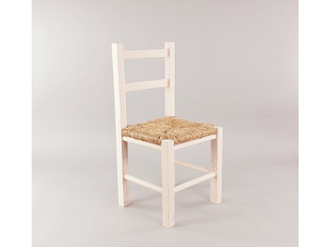 White children's chair with enea seat Ref.AR0284390