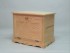 Wooden trunk with front lid and shelf REF.2301