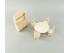 Mobiliario miniatura de madera para casa de muñecas Ref.AR07571