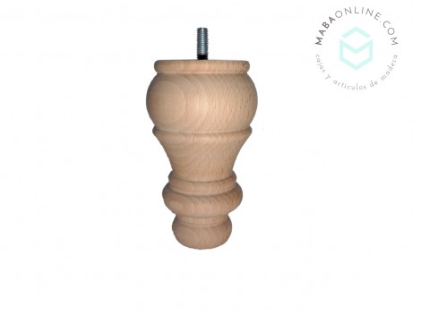 Pata torneada L12,5 cm. Ref.ST98