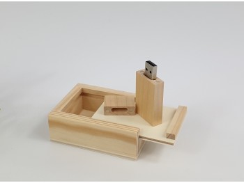 Pack PenDrive + Caja natural Ref.Pack1001CH2