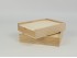 Caja de madera pino 20x15x3,5 cm. C/Tapa Corredera Ref.PC6P7B