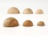 Half Balls of wood there are several measures Ref.OP1093