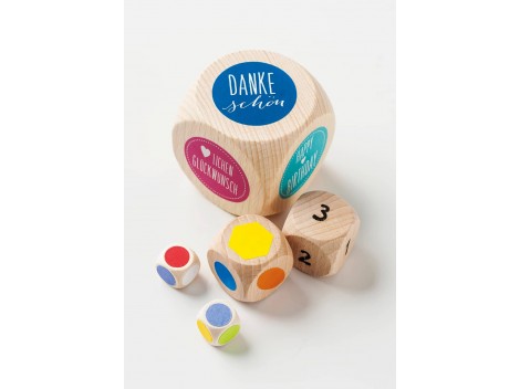 Wooden dice 3x3 cm. Ref.OP807587