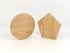Circle and pentagon wooden boards Ref.P3742
