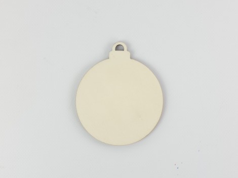 Wooden Christmas ornament ball Ref.H3733