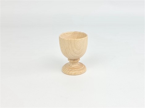 Huevera de madera natural Ref.