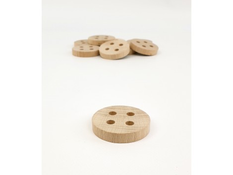 Botón de madera para jugar Ø5,5 cm. Ref.CCBO01