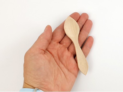 Cuchara de madera pequeña 10 cm. Ref.CCU35