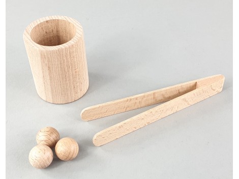 Cubilete pequeño de madera Ø5x6 cm.Ref.CCJD107