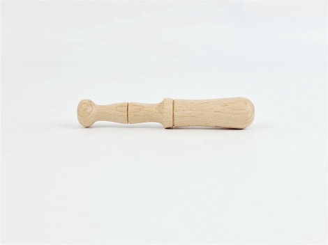 Mortero pequeño de madera 10 cm. Ref.CCCU43