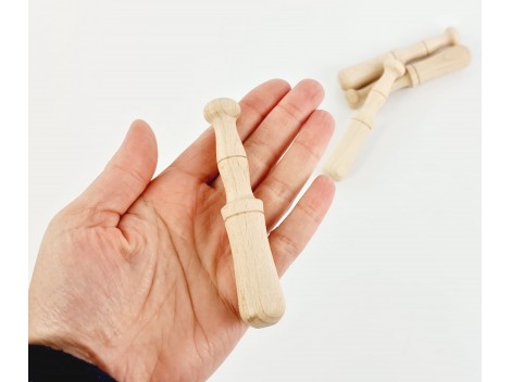 Mortero pequeño de madera 10 cm. Ref.CCCU43