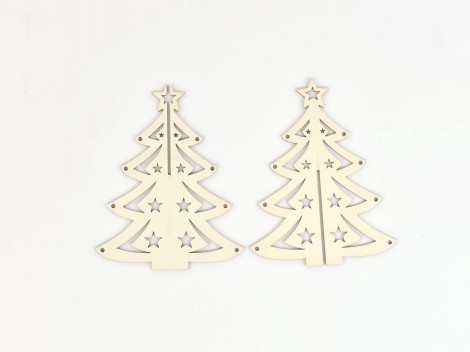 Árbol Navidad de madera sobremesa Ref.OP647635