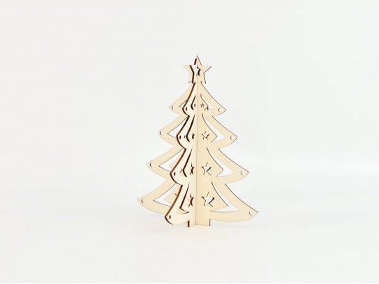 Árbol de Navidad de madera sobremesa Ref.OP