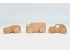 Set 3 Coches de madera minis Ref.CCJD81