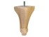 Pata de madera Chippendale tallada L17 cm. Ref.ST18117