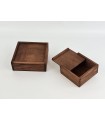 Aged wooden box 2 measures with Frame sliding lid Ref.P00C01C