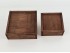 Aged wooden box 2 measures with Frame sliding lid Ref.P00C01C