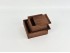 Aged wooden box 2 measures with Frame sliding lid Ref.P00C01C