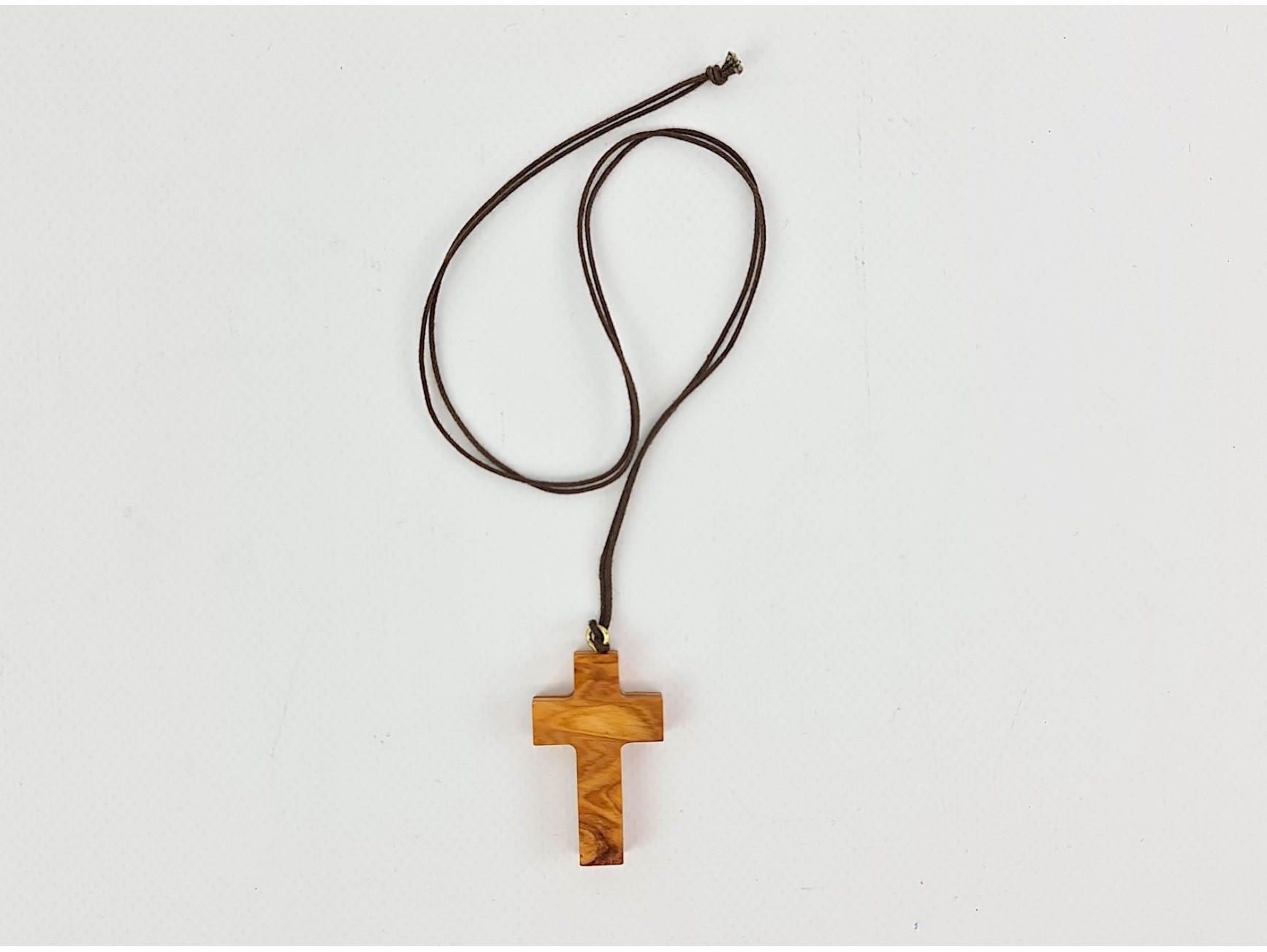 Olive Wood Tau Cross Pendant Necklace| MedjugorjeGifts