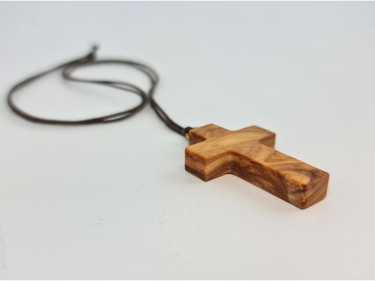 Olive wood cross pendant Ref.HCruz3