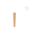 Tapered wooden leg, 21 cm long Ref.ST21