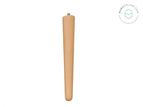 Tapered wooden leg, 73 cm long Ref.ST73