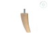 Turned and curved wooden leg, 14 cm long Ref.ST16130