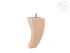 Pata de madera ondulada L15 cm. Ref.STONA15