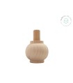 Pata de madera cebolla L6 Ref.125