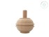 Pata de madera cebolla 2 junquillos L6 Ref.129
