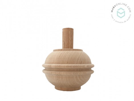 Onion leg with two beadings  / 12 units. REF.129