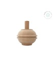 Wooden leg onion shape with 2 reeds L6 Ref.129