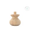Large onion pine wood leg L8 Ref.132