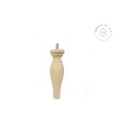 Pata de madera torneada L15 cm. Ref.ST94
