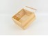 Pine wood box 22x22x12 cm. with Methacrylate cover frame Ref.99M