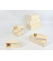 Wooden box with sliding lid various sizes Ref.TC