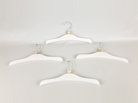 Percha de madera blanca niño Ref.VG2801