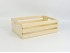 Caja Cesta de madera 3 listones 30x21x10 cm. c/asas Ref.AR16311