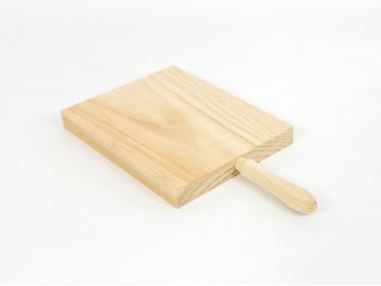 Tabla de madera rectangular con mango Ref.AT31320