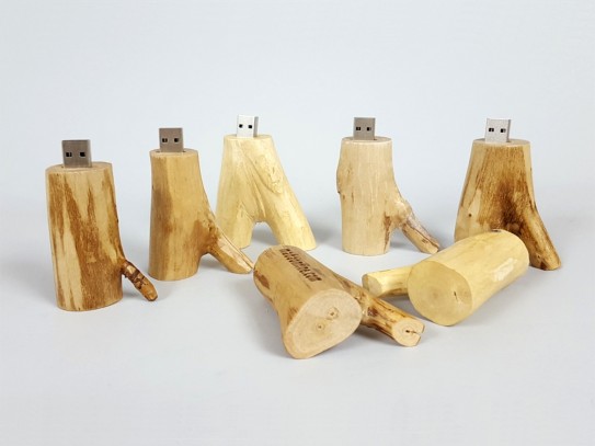 Wooden usb stick