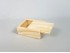 Caja de madera 9x7x3,5 cm. c/tapa corredera enrasada Ref.P1002