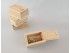 Wooden box 8.5x5.5x4.5 cm. with sliding cover Ref.PC1PD