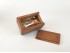Aged wooden box 8.5x5.5x4.5 cm. with flush sliding cover Ref.PC1PDC