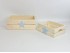Basket box with handles 2 sizes Ref.AR1653