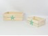Basket box with handles 2 sizes Ref.AR1653