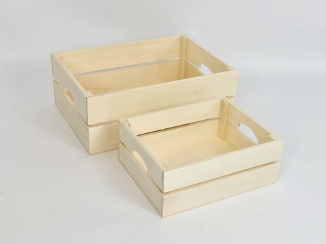 Pack Box basket with handles Ref.PackAR1653