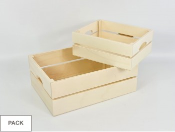 Pack Caja cesta con asas Ref.PackAR1653
