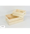 Pack Box basket with handles Ref.PackAR1653