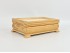 Pine box 23.5x16x8 cm. with shape and legs Ref.1168